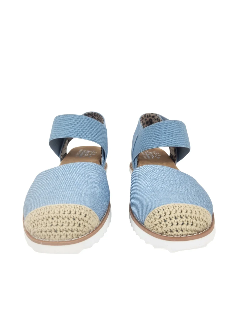 NIB BOBS from Skechers Light Blue Canvas Espadrille Sandals